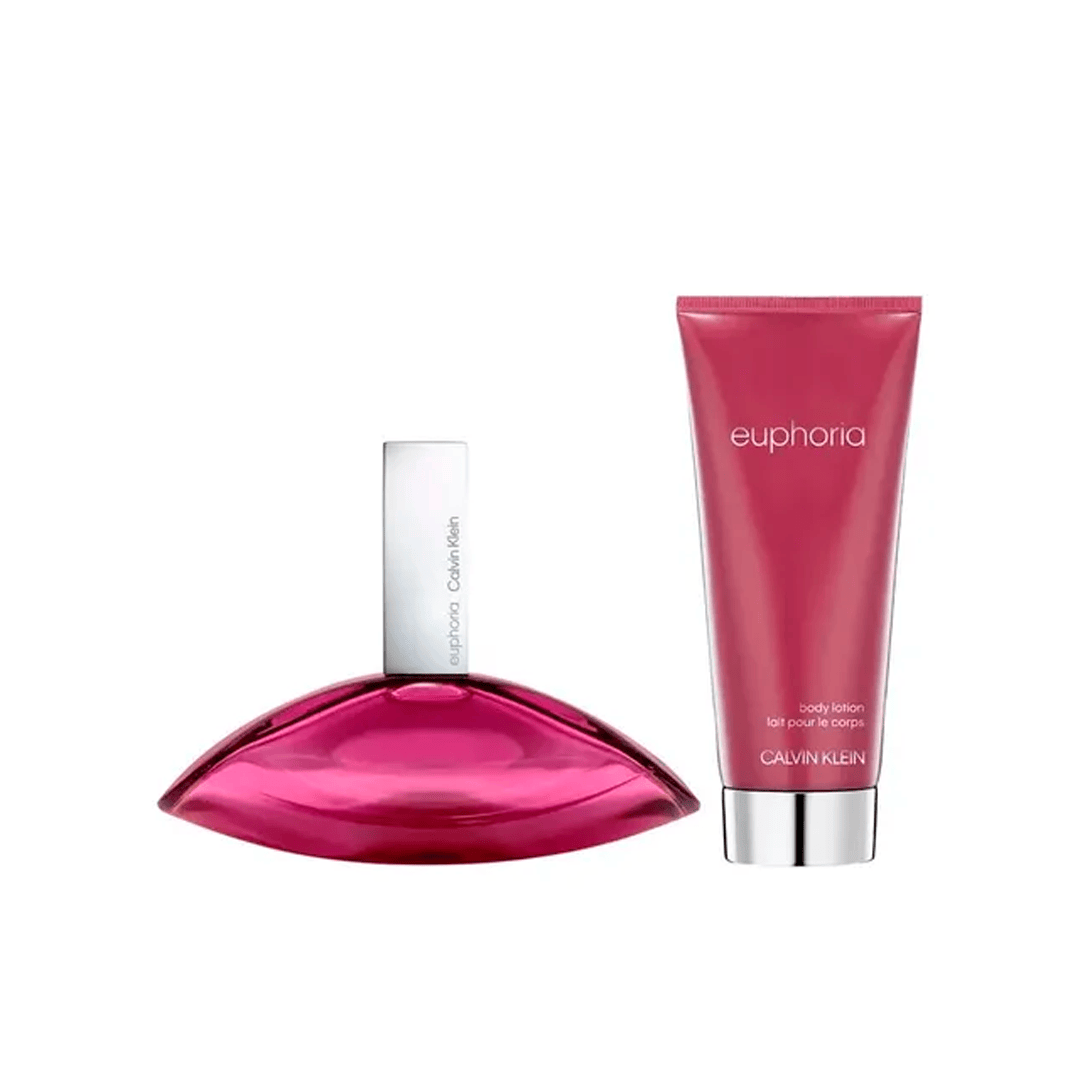 Calvin Klein Euphoria Edp 100Ml+ Body Lotion 100Ml Set (M)