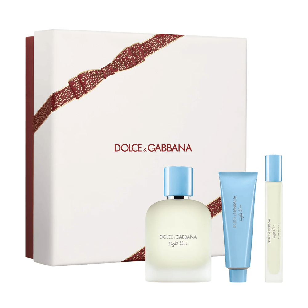 Dolce & Gabbana Light Blue XMAS25 EDT 100ML+SG 50ML+EDT 10ML MEN SET (H)