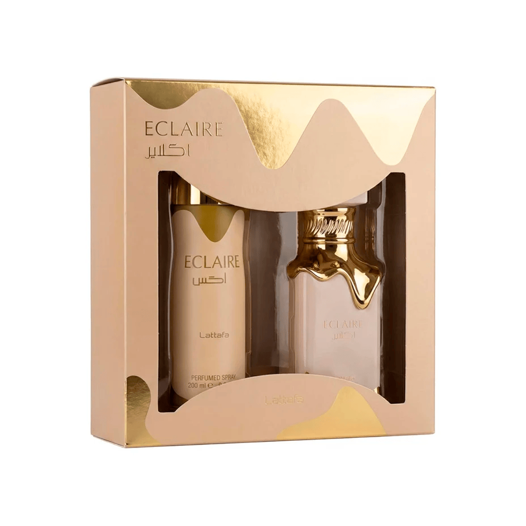 Lattafa Eclaire EDP 100 ML + Perfume Spray 200 ML (M)