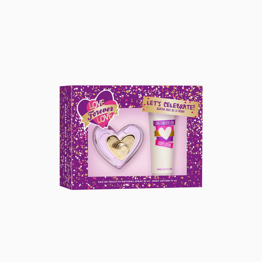 Agatha Ruiz De La Prada Estuche Love Forever EDT 80 ML + Crema 75 ML (M)