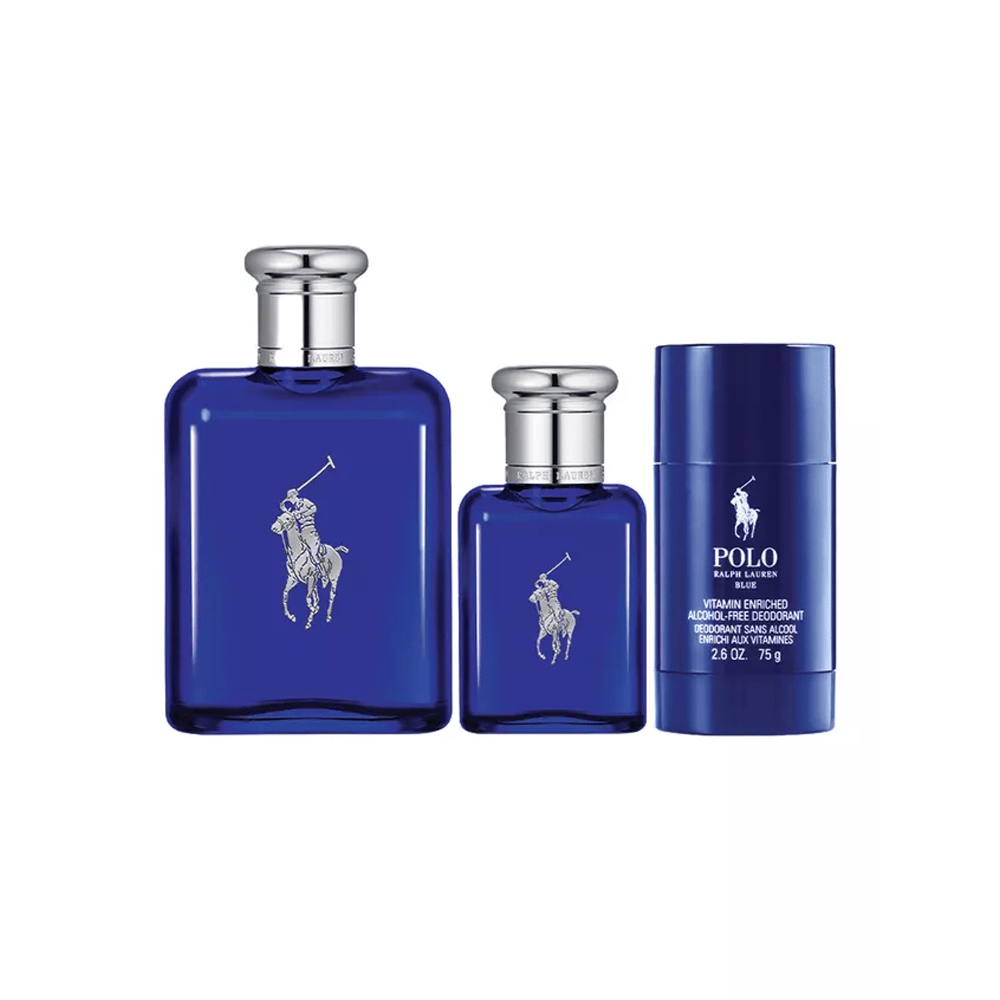Ralph Lauren Polo Blue Set 125 Ml + 40 Ml + Deo 75 Ml EDT (H)
