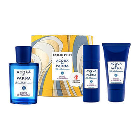 Acqua Di Parma Blu Mediterraneo Mirto Di Panarea Set EDT 75 ML + Gel de ducha 40 ML + Crema 50 ML (U)