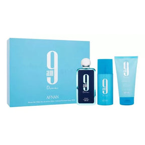 Afnan 9 AM Dive Set EDP 100 ML + Shower Gel 150 ML + Deo 150 ML (U)