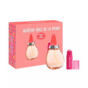 Agatha Ruiz de la Prada Set Gotas De Color 100 Ml + 5 G Barra De Labios Y Mejillas EDT (M)