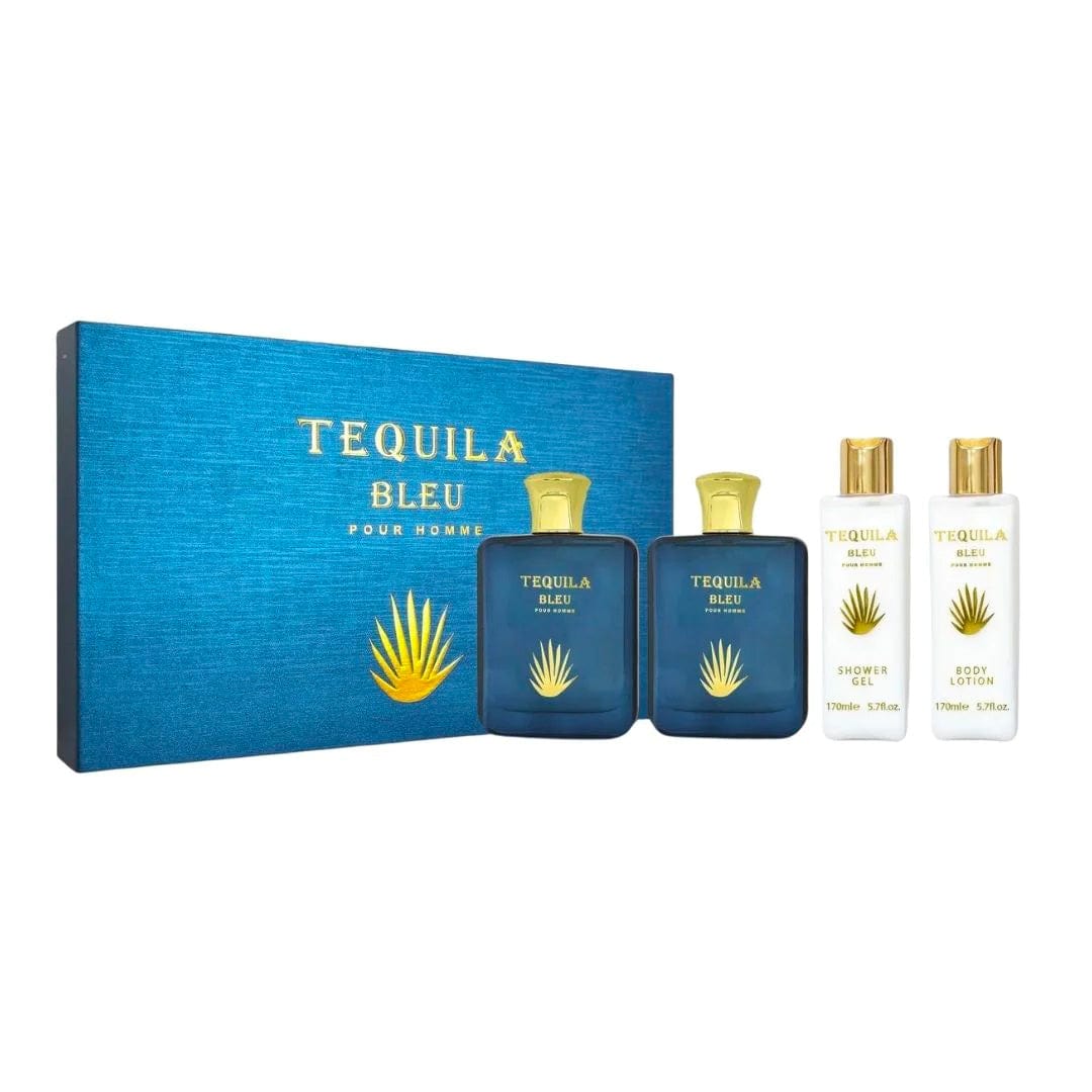 Bharara Tequila Bleu Pour Homme Set EDP 100 ML + Crema 170 ML + AS 100