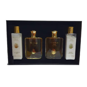 Bharara Tequila Gold Pour Homme Set EDP 100 ML + Crema 170 ML + AS 100 ML + SG 170 ML (H)