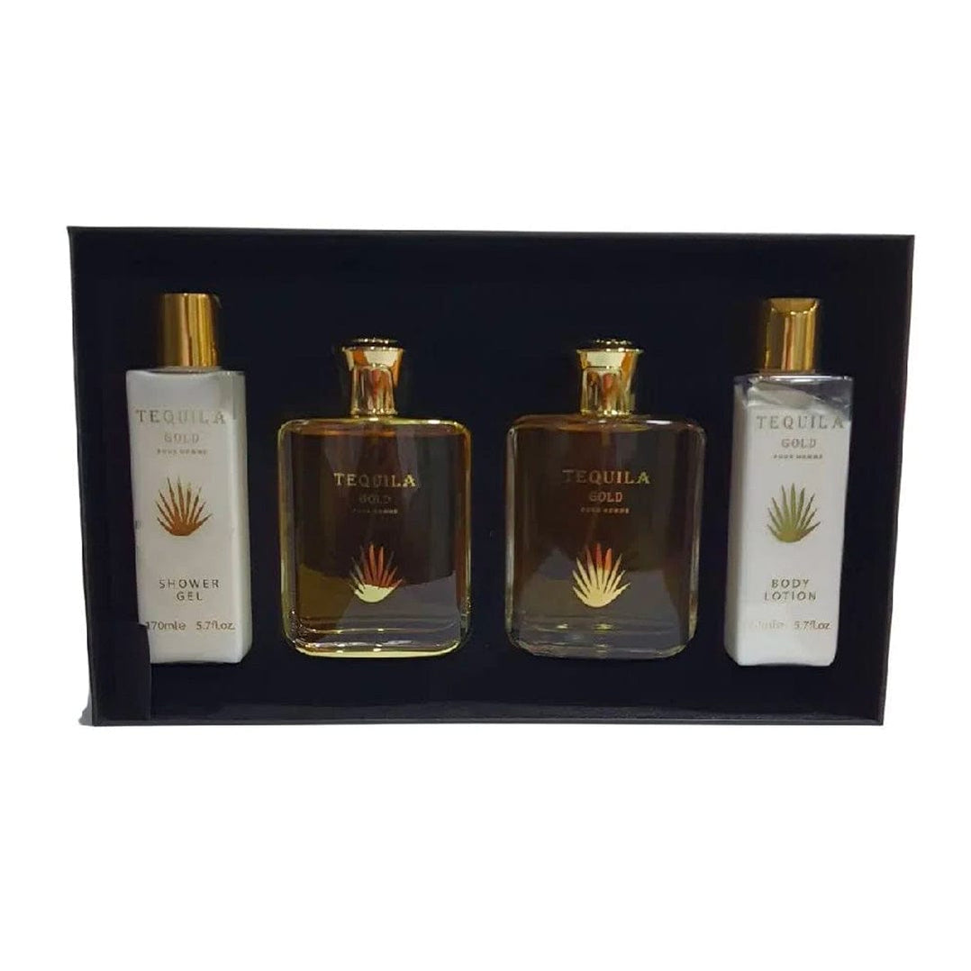 Bharara Tequila Gold Pour Homme Set EDP 100 ML + Crema 170 ML + AS 100