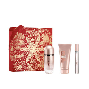 Carolina Herrera Set 212 Vip Rose EDP 80 ML + Body Lotion 100 ML + Mini 10 ML (M)