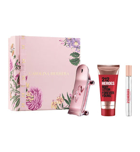 Carolina Herrera 212 Heroes Set EDP 80 ML+Locion Corporal 100 ML+ EDP Roll-On 10 ML (M)