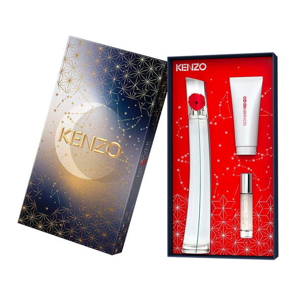 Kenzo Flower Set EDP 100 ML+ 10 ML + Body Milk 75 ML (M) – Elite