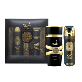 Lattafa Set Asad EDP 100 ML + Deo Spray 200 ML (H)
