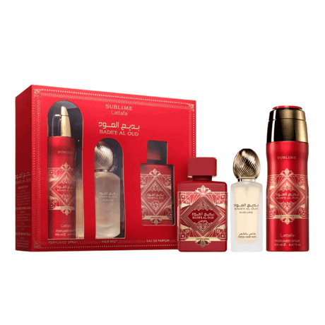Lattafa Set Bade'E Al Oud Sublime Set 100Ml+50Ml+12Ml EDP Set (U)