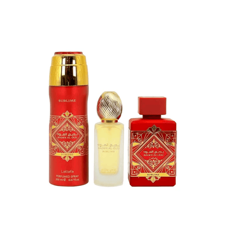 Lattafa Set Bade'E Al Oud Sublime Set 100Ml+50Ml+12Ml EDP Set (U)