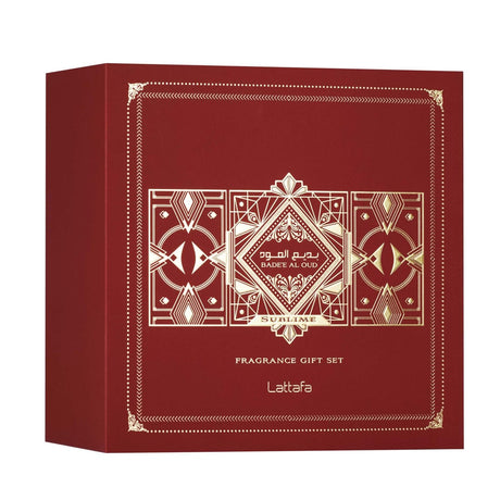 Lattafa Set Badeé Al Oud Sublime 100Ml+50Ml+12Ml EDP (U)