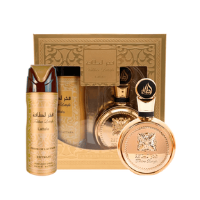 Lattafa Fakhar Extrat EDP 100 ml + Perfume Spray 200 ml (M)