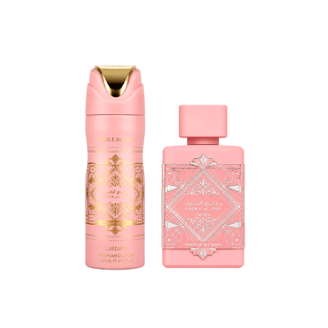 Lattafa Badee Al Oud Noble Blush EDP 100 ML + Perfume Spray 200 ML (M)