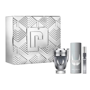 Paco Rabanne Invictus Platinum Set EDP 100 ML + Deo 150 ML + EDP 10 ML (H)
