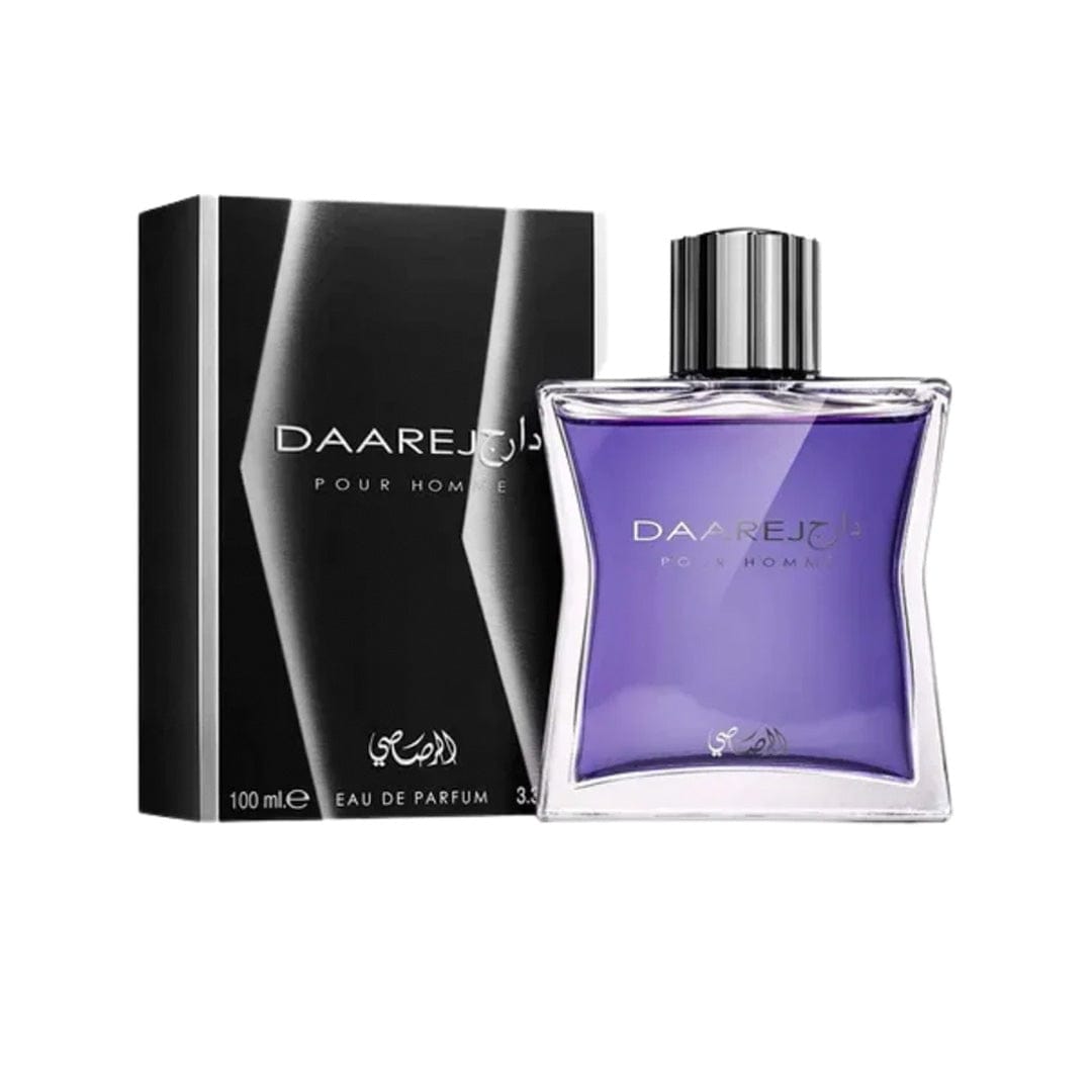 Parfum Rasasi Daarej Pour Homme 100ml - Senteur Chaude Et Riche, Notes De Rose, Longue Tenue