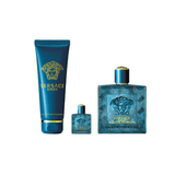 Versace Eros Pour Homme EDP 100 ML + Mini 5ML + Gel de ducha 150ML (H)