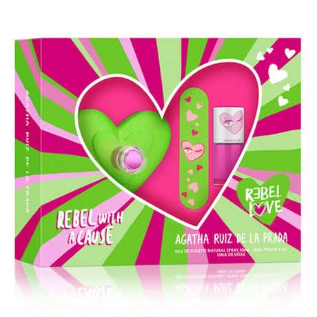 Agatha Ruiz De La Prada Agatha Ruiz De La Prada Rebel Love Set 80 ML + Lima+ Esmalte Uñas (M)
