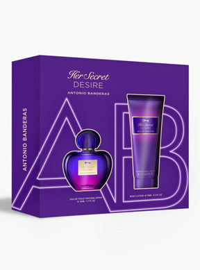 Antonio Banderas Her Secret Desire Set EDT 50 ML + Crema 75 ML (M)