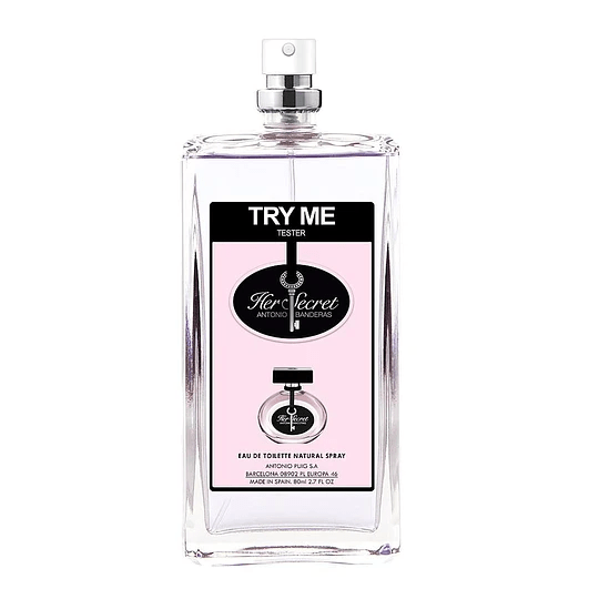 Antonio Banderas Antonio Banderas Her Secret TESTER CAJA LARGA  EDT 80 ML (M)