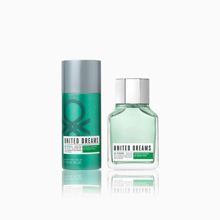 Benetton Be Strong Set EDT 100 ML + Deo 150 ML (H)