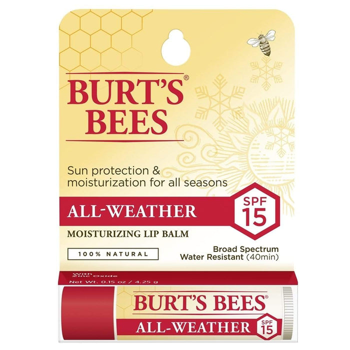 Burt's Bees Bálsamo Labial All Weather SPF 15 blister