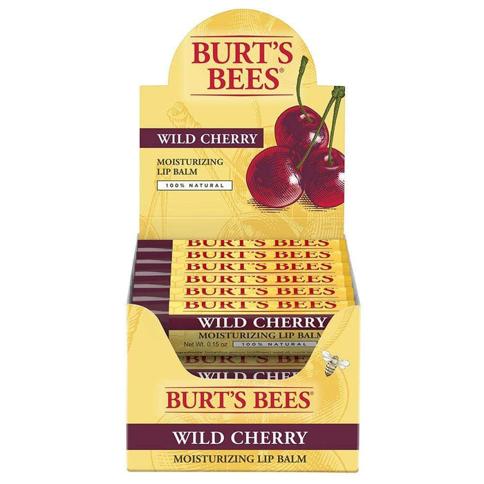 Burt's Bees Bálsamo Labial Wild Cherry 12un