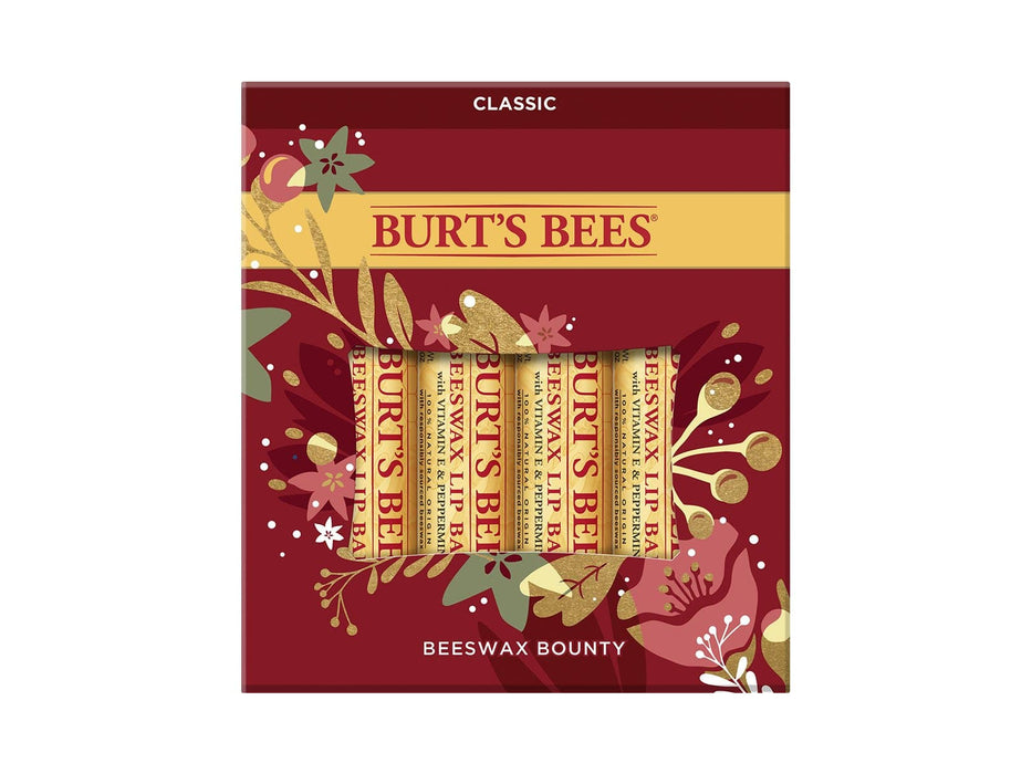 Burt's Bees Burt's Bees Kit Navidad para regalo Bálsamos Labiales Cera de abejas Clásico