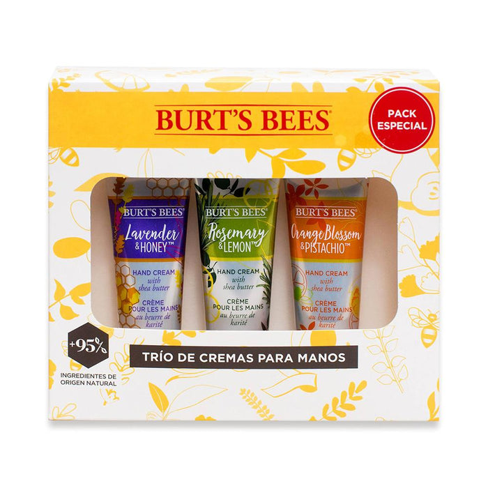 Burt's Bees Kit para Regalo Trío de Crema para Manos