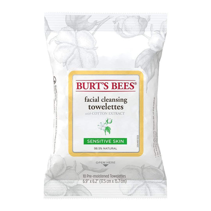 Burt's Bees Toallitas Limpiadoras  Sensitive 10un