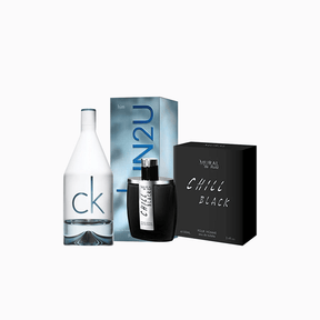 Calvin Klein Ck In 2 U Him EDT 150 ML + Mural de Ruitz Chill Black Pour Homme EDT 100 ML (H)