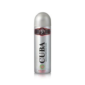 Cuba Black Body Spray For Men 200 ML (H)