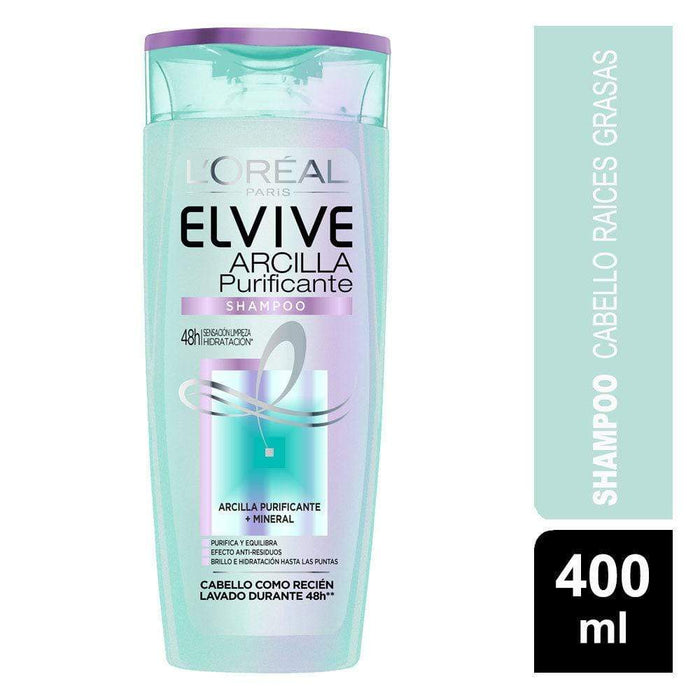 Elvive Shampoo Arcilla Purificante 400 ML