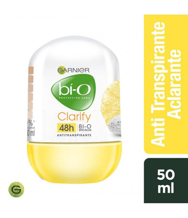 Garnier bí-O Antitranspirante Clarify Aclara Roll On 50 ML (M)