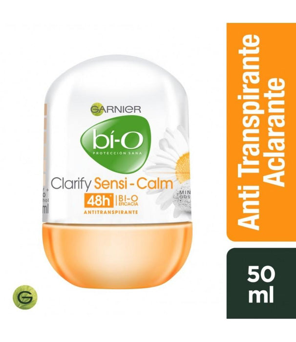 Garnier bí-O Antitranspirante Clarify Sensi Calm Roll On 50 ML (M)