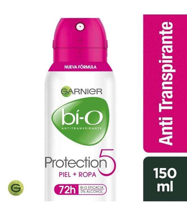 Garnier bí-O Antitranspirante Protection 5 Spray 150 ML (M)