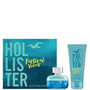 Hollister Fest Vibes Him Set EDT 100 ML + Gel de ducha 100 ML (H)