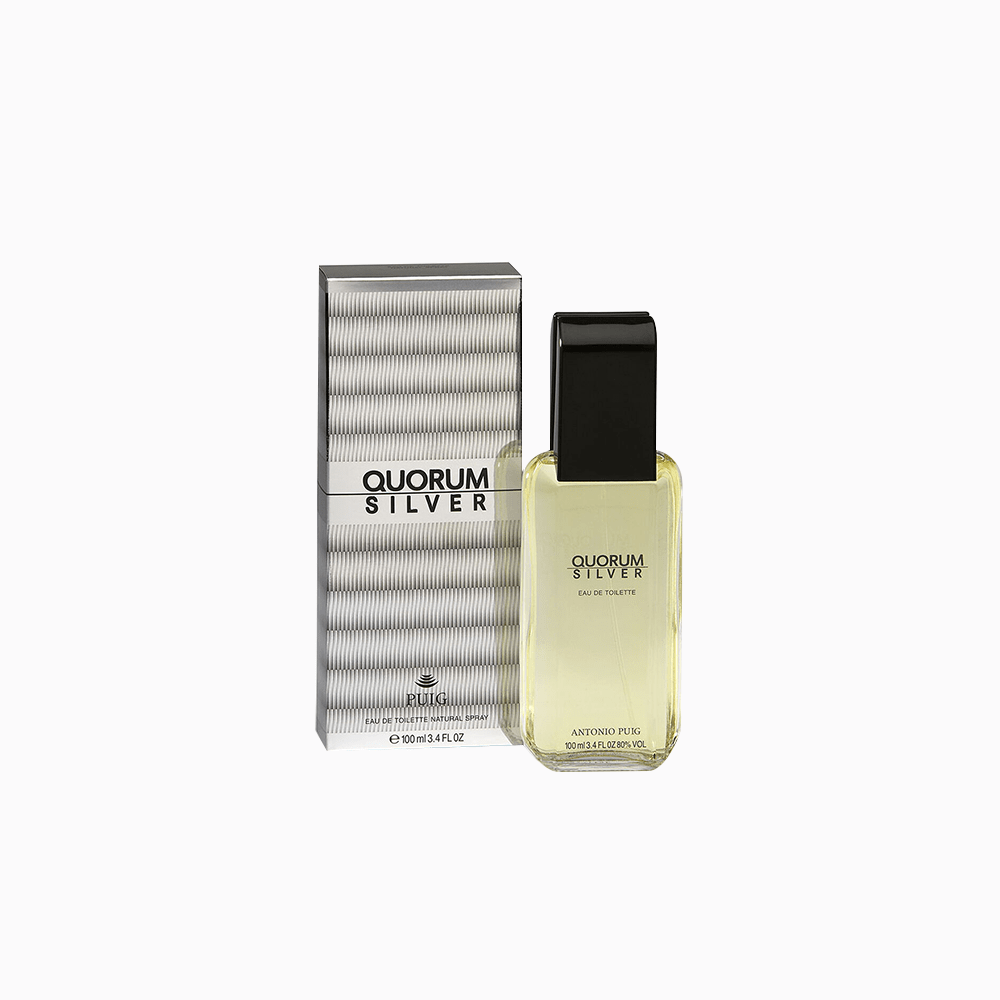 Precio perfume quorum silver 100 ml hotsell